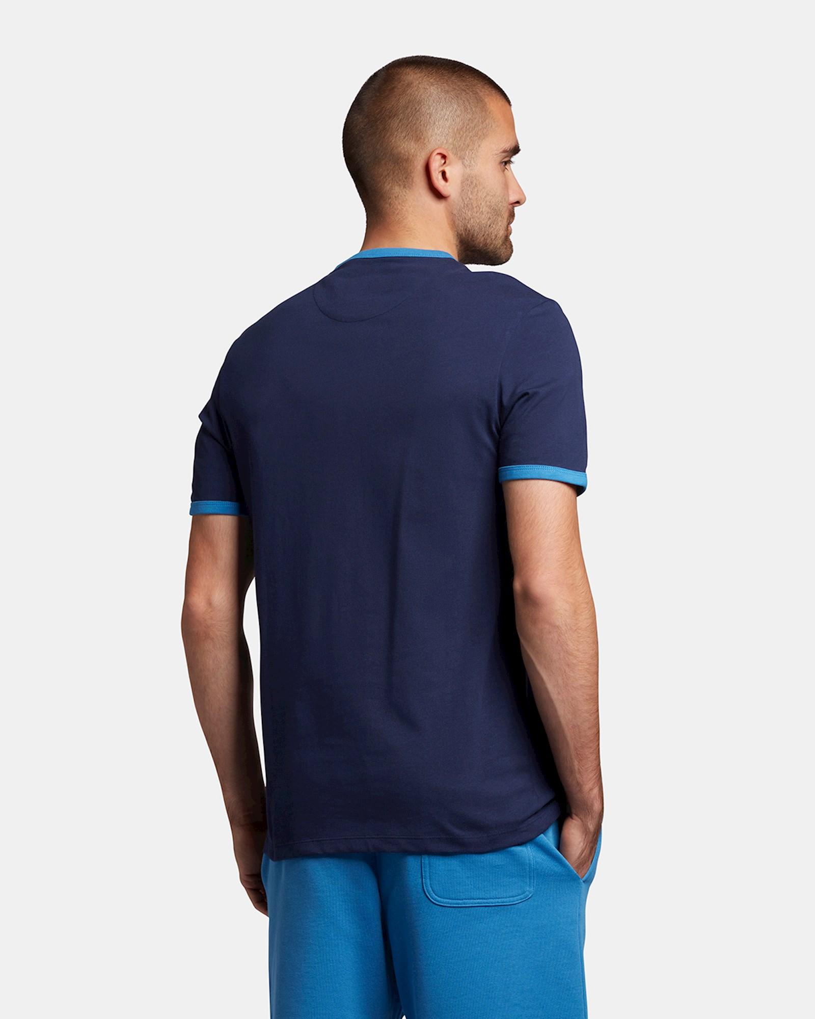 Lyle & Scott T-shirt blauw voor heren - nuyts meerhout