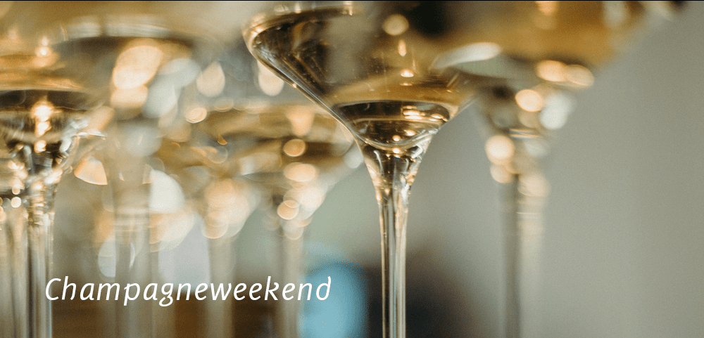 champagneweekend 30 september en 1 oktober april 2023